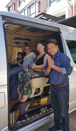 A couple on a romantic tour in Thailand