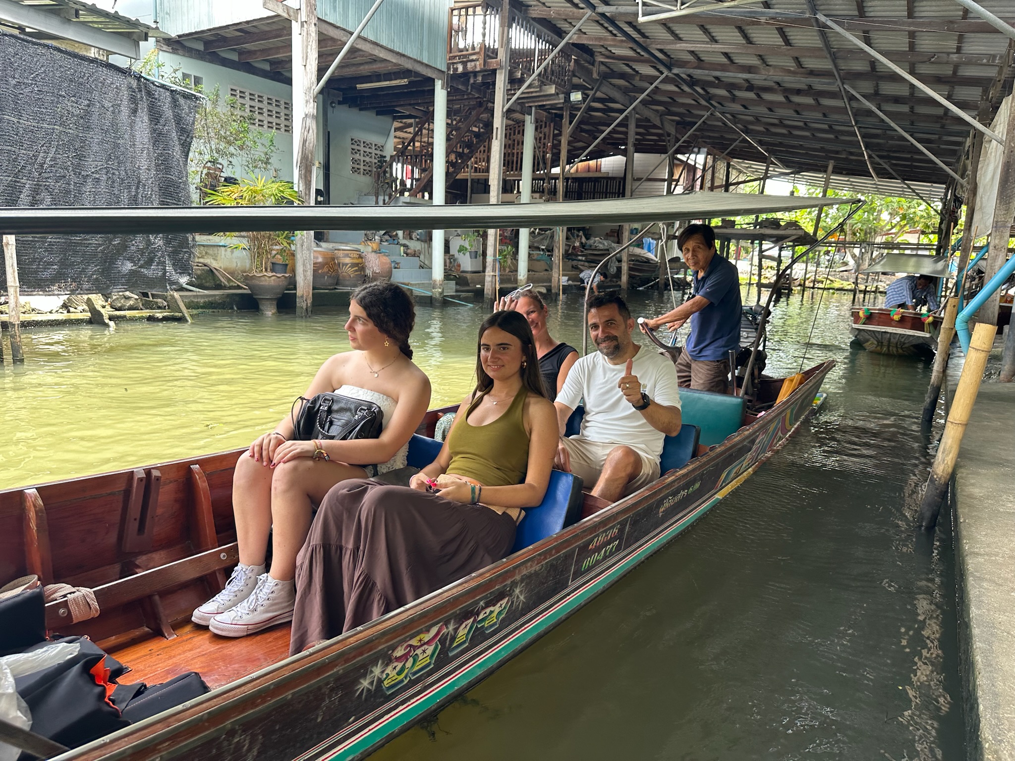 Mr. Kasem ensuring a comfortable ride for guests